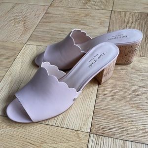 Kate Spade NWOT Mule Sandle Pink/Cream Size 9.5
